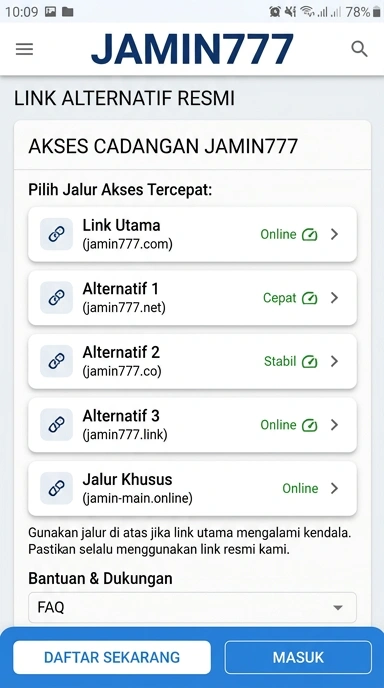 Link Alternatif jamin777 untuk Pengguna Android di Indonesia