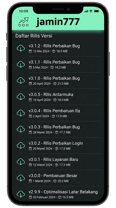 Riwayat Versi Aplikasi jamin777 untuk Pengguna Android